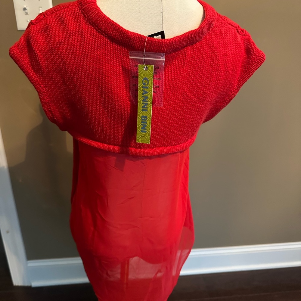 NWT Gianni Bini Illiyana Knit Sleeveless Top Size XS - Picture 5 of 8